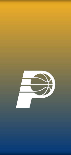 Hình nền logo tối giản Indiana Pacers — iPhone 12 Hình nền