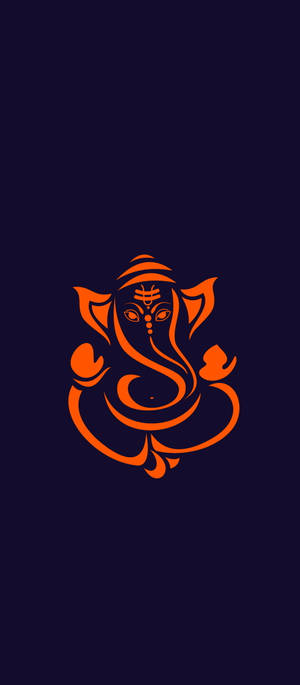 Biểu tượng Chúa Ganesha iPhone — Galaxy Z Flip Hình nền