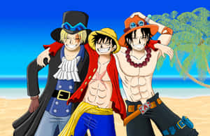 Luffy chiến đấu với Doflamingo — Luffy Hình nền