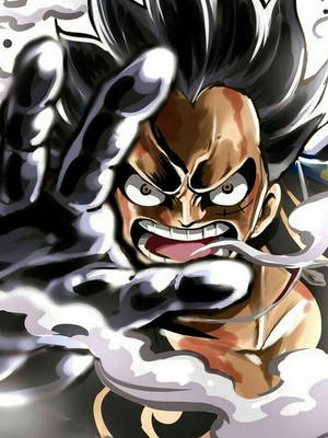 Hình nền Luffy Gear 4 Cận Cảnh Điên Cuồng — Luffy gear 4 Hình nền