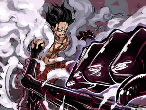 Hình nền Luffy Gear 4 kiệt sức — Luffy gear 4 Hình nền