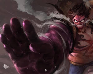Hình nền Luffy Gear 4 Nụ Cười Quái Dị — Luffy gear 4 Hình nền