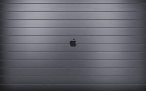 Hình nền Macbook Air với logo Apple trên nền kim loại chải — MacBook Air Hình nền