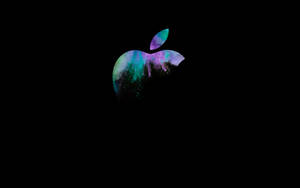 Sơn phun màu trừu tượng của logo đầu Apple cho hình nền MacBook Pro. — MacBook Pro Hình nền