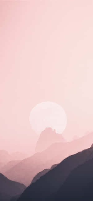 Aesthetic Home Screen Mountain Ridge — Realme 15x Hình nền