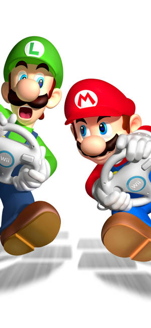 Mario Và Luigi — Galaxy A08 Hình nền