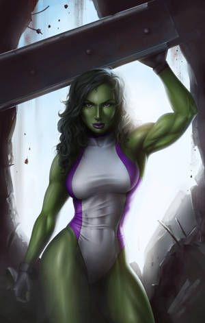 Hình nền Marvel She-Hulk Hoạt Hình — Galaxy Tab S9 Ultra Hình nền