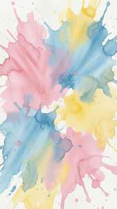Những vệt màu nước trừu tượng với tông màu pastel. — Indie phong cách thẩm mỹ GIF Hình nền
