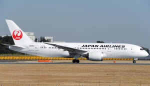 Máy bay Japan Airlines trên đường băng — Nhật bản GIF Hình nền