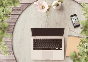Máy tính Pastel Aesthetic Bạc — Máy tính xách tay thẩm mỹ Hình nền