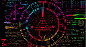 Hình nền máy tính xách tay Bill Cipher thẩm mỹ — Máy tính xách tay thẩm mỹ Hình nền