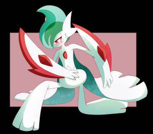 Mega Gallade cúi chào