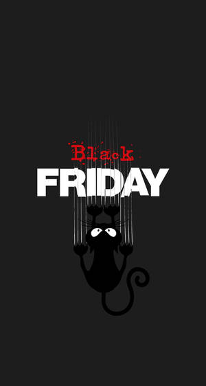 Hình nền mèo Black Friday — Màn hình chính Hình nền