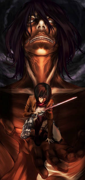 Mikasa Attack On Titan iPhone — Galaxy S25 Hình nền