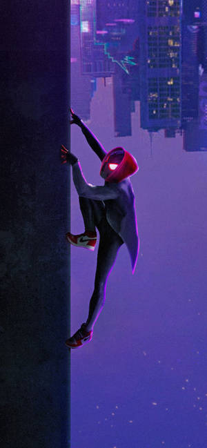 Hình nền Miles Morales trong Spider Man: Into the Spider-Verse — iPhone 17 Hình nền