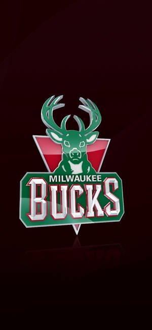 Hình nền Milwaukee Bucks màu đỏ sẫm — iPhone 15 Pro Max Hình nền
