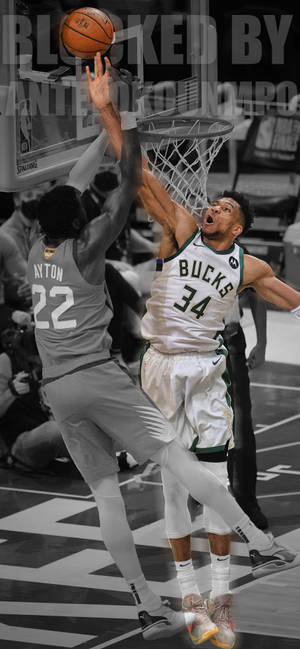 Hình nền Milwaukee Bucks đấu với Phoenix Suns — iPhone 16 Hình nền