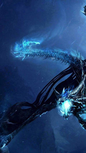 Hình nền màn hình khóa rồng phát quang World of Warcraft. — Màn hình khóa Hình nền