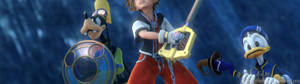 Hình nền Sora cùng Donald Duck và Goofy của Disney trong Kingdom Hearts 3. — 3840x1080 Hình nền