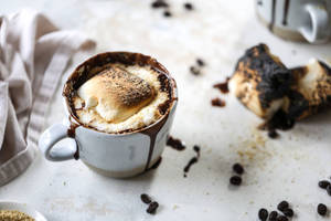 Hình nền Mocha kẹo dẻo nướng — Tắt tiếng Hình nền