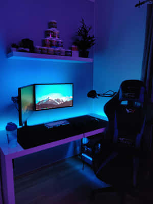 Một bộ PC chơi game sang trọng và mạnh mẽ sẵn sàng cho mọi nhu cầu chơi game của bạn. — Galaxy Z TriFold Hình nền