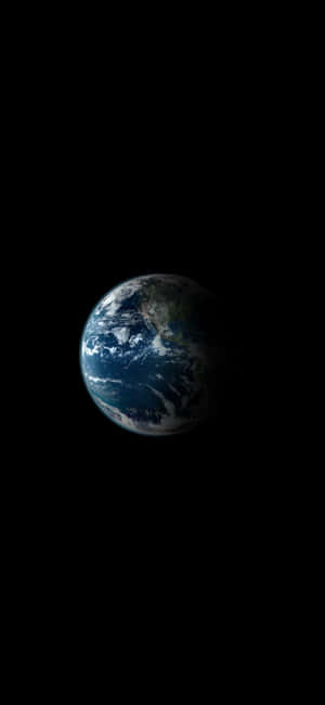 Một chiếc điện thoại tối màu thực tế đang hoạt động, phản ánh thiết kế hiện đại của nó. — Tối điện thoại Hình nền