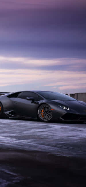Lamborghini đen Iphone — iPhone 15 Plus Hình nền