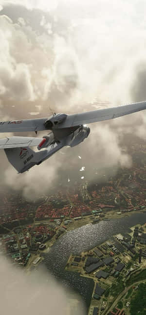 Nền Android Microsoft Flight Simulator — Realme C71 Hình nền