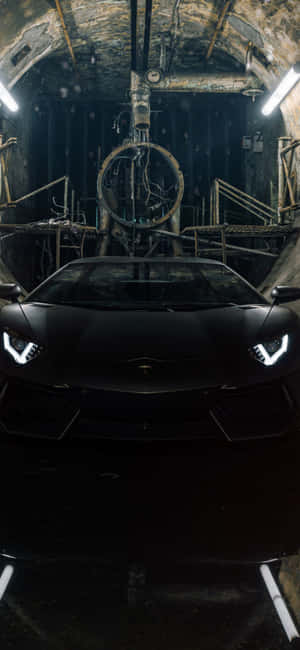Black Lamborghini Iphone — Vivo X200T Hình nền