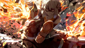 Nền tảng Anime Chiến đấu — Lửa Hình nền