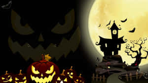 Hình ảnh Halloween hoạt hình — Phim hoạt hình halloween Hình nền