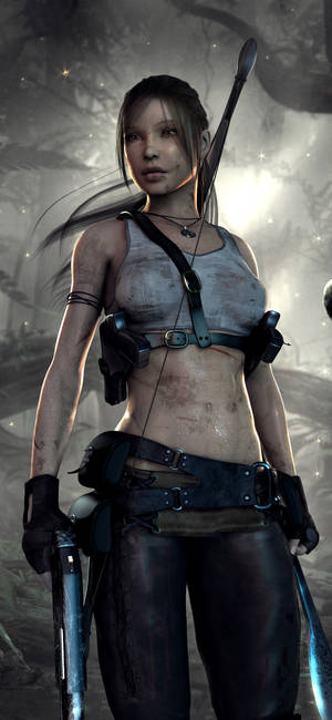 Lara Croft Iphone — Galaxy A18 Hình nền