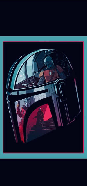 828x1765 The Mandalorian — iPhone 13 Mini Hình nền