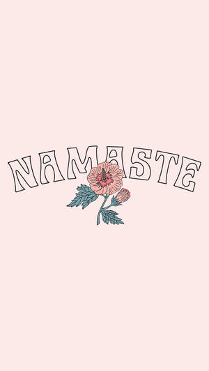 Namaste Tâm Linh Cùng Hoa Hồng — Tâm linh thẩm mỹ Hình nền