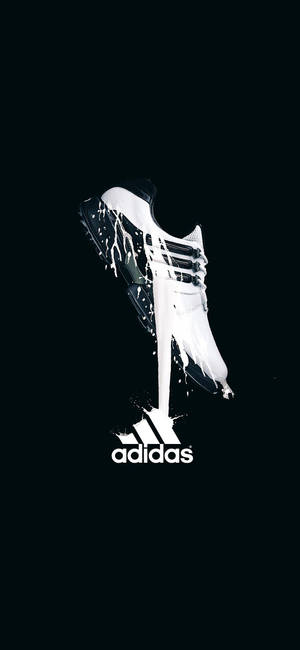 Hình nền giày logo Adidas — iPhone 14 Pro Hình nền