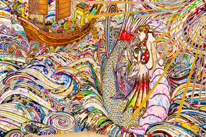 Nàng tiên cá 4K của Takashi Murakami — Nàng tiên cá Hình nền