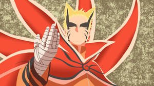 Naruto Baryon Mode Phong Cách Vector Art — Naruto baryon mode Hình nền