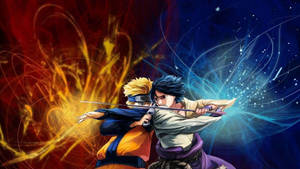 Naruto thẩm mỹ — Naruto vs sasuke Hình nền