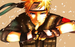 Naruto Dễ Thương Tạo Dáng Ninja — Naruto Aesthetic Hình nền