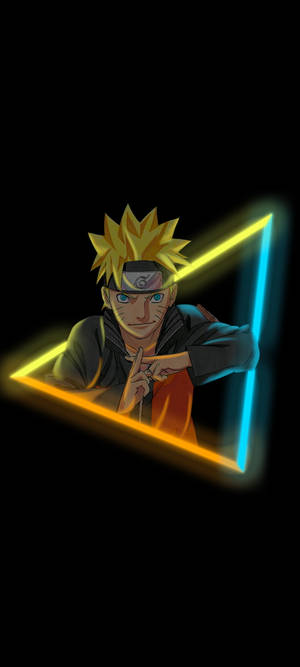 Naruto iPhone Phong Cách Neon — 1080x2400 Hình nền