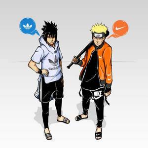 Naruto Phong Cách — Naruto vs sasuke Hình nền