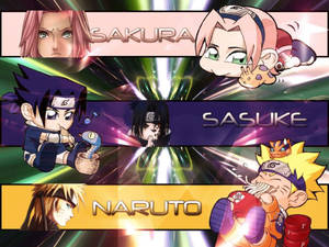 Naruto Sáng Tạo Dễ Thương — Naruto Aesthetic Hình nền