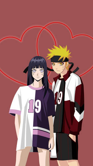 Naruto và Hinata mặc thường phục — Naruto Aesthetic Hình nền