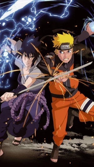 Hình nền Naruto và Sasuke đối đầu sát cánh — Naruto vs sasuke Hình nền