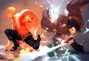 Hình nền Naruto và Sasuke trưởng thành — Naruto vs sasuke Hình nền