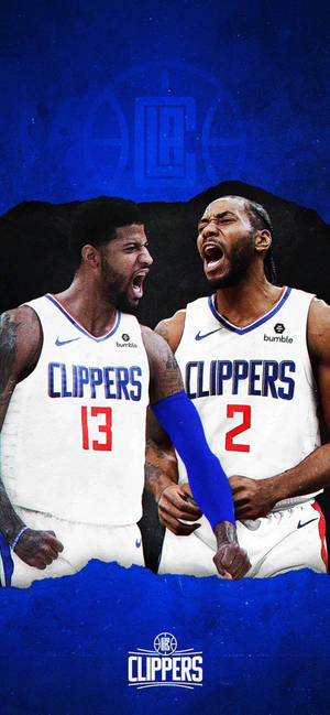 Hình nền NBA Kawhi Leonard Và Paul George. — iPhone 11 Pro Max Hình nền