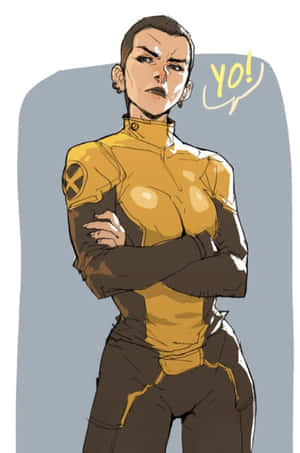 Negasonic Teenage Warhead trong hành động — Xiaomi 18 Fold Hình nền