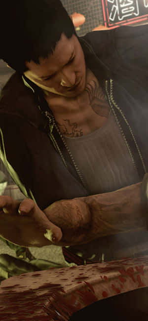 Nền Sleeping Dogs Cho iPhone XS — Chó ngủ Hình nền