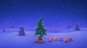 Nền Giáng sinh đơn giản — Cây thông Noel Hình nền