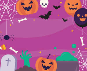 Nền Halloween Dễ Thương — Dễ thương Halloween Hình nền